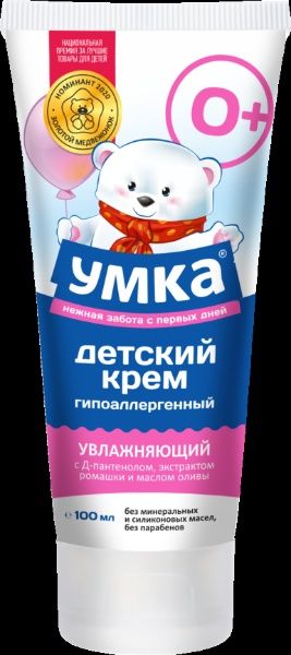 Изображение товара Умка крем детский увлажняющий 100мл Умка крем детский увлажняющий 100мл фотография