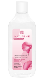 Тоник для лица увлажняющий Nature Me с гидролатом розы Фэмили Косметик 320мл