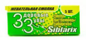 Смолка жевательная здоровые зубы silblarix №5
